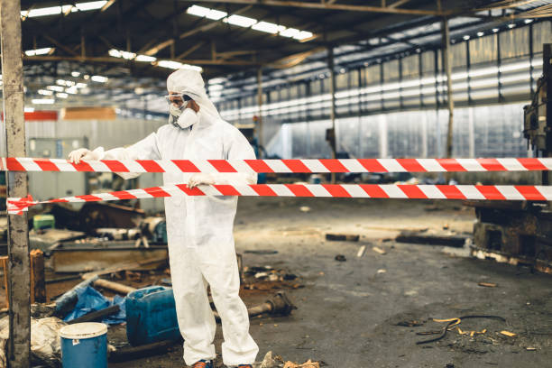 Professional Crime Scene Cleanup technician working in Poy Sippi, WI
